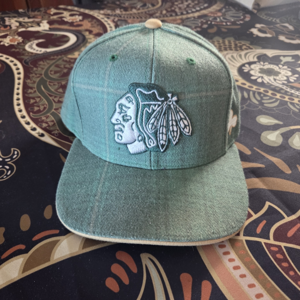 Shamrock Blackhawks Cap